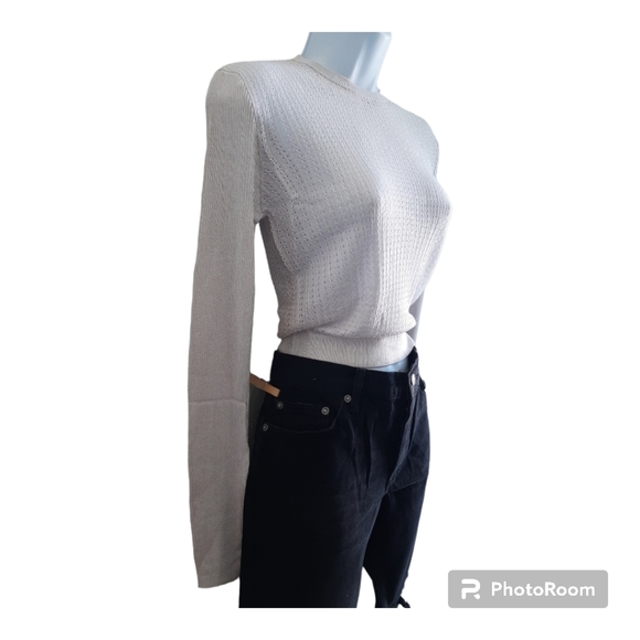 Free People H20 Crew Pullover Found Moon XS - Picture 2 of 10